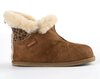 Shepherd pantoffels Bella Antique Cognac Leopard