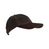 Walker en Hawkes Stallington Wax Baseball Cap Leren Klep Bruin