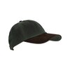 Walker en Hawkes Stallington Wax Baseball Cap Leren Klep Olive