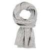 Aran Crafts Wollen Sjaal Soft Grey