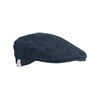 Walker en Hawkes Harris Tweed Oakmoor Flat Cap Midnight Blue