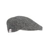 Walker en Hawkes Harris Tweed Oakmoor Flat Cap Steel Grey