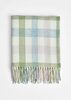 Foxford Lamswollen Babydeken Pastel Check