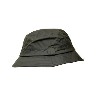 Walker en Hawkes Hanford Wax Bucket Hat Olive