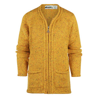 Aran Crafts Wollen Vest Inishowen Gold