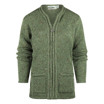 Aran Crafts Wollen Vest Inishowen Sage