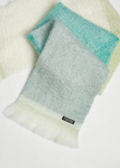 Foxford Mohair Grote Sjaal Green Lime
