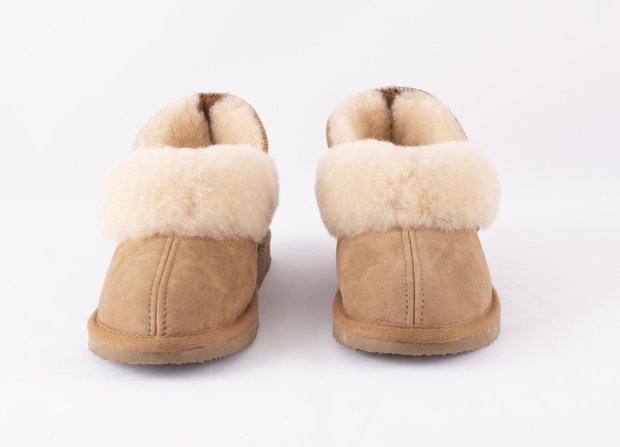 Shepherd pantoffels Karin Chestnut