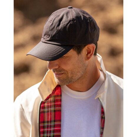 Walker en Hawkes Bransford Wax Baseball Cap Bruin