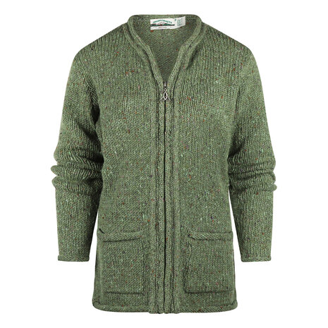 Aran Crafts Wollen Vest Inishowen Sage