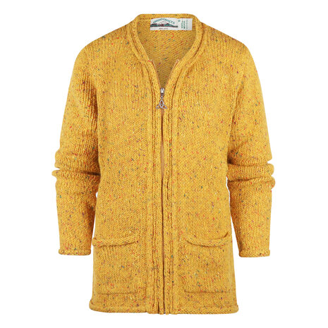 Aran Crafts Wollen Vest Inishowen Gold