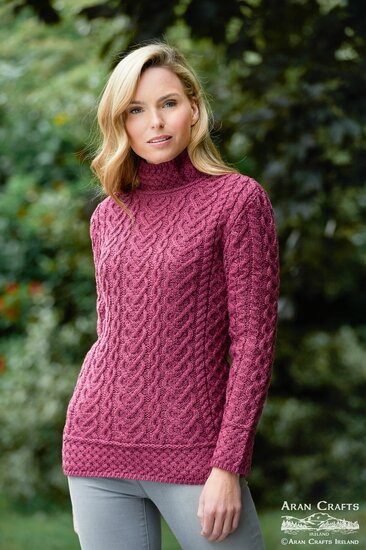 Aran Crafts Merinowollen Coltrui The Hearts Magenta