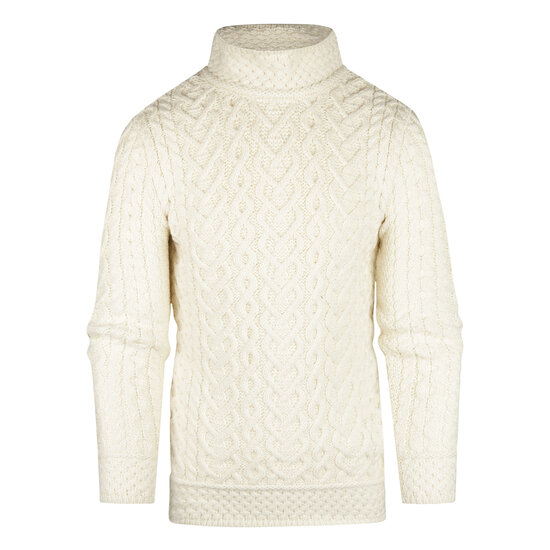 Aran Crafts Wollen Coltrui The Hearts Natural
