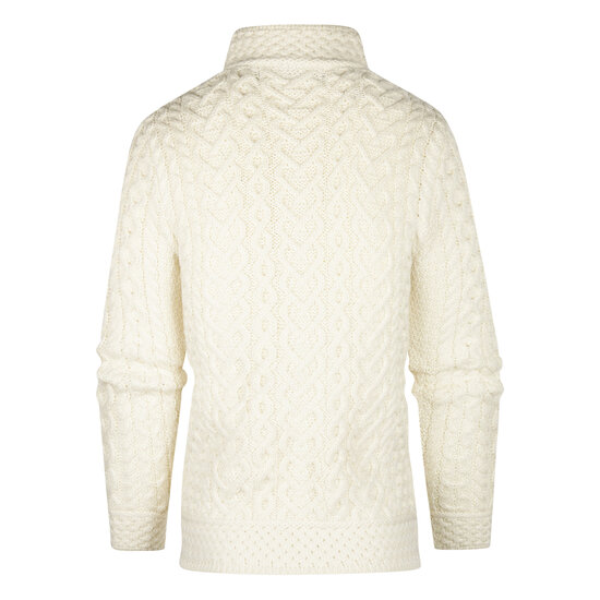 Aran Crafts Wollen Coltrui The Hearts Natural