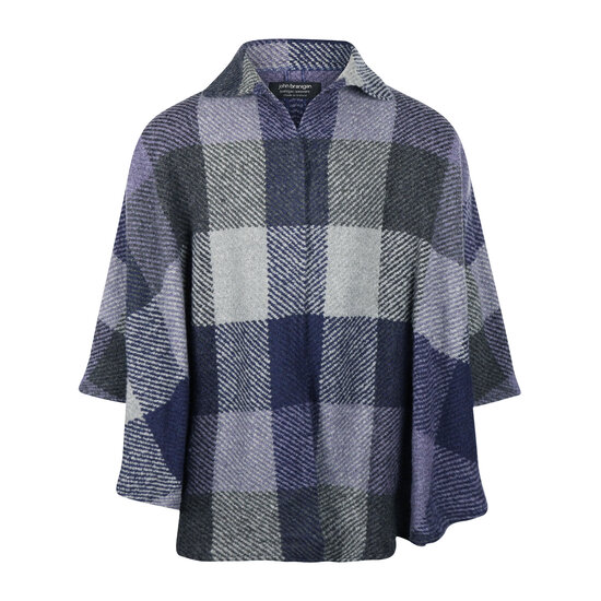 Branigan Weavers Wollen Cape Rachel Multi Indigo