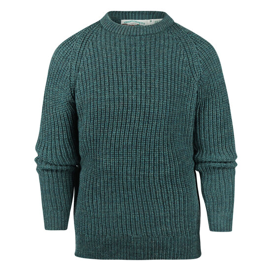Aran Crafts (Uniseks) Wollen Trui The Fisherman Moss