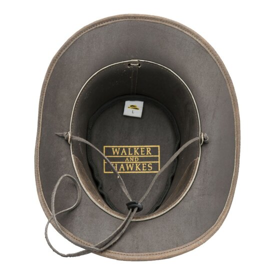 Walker en Hawkes Leather Outback Antique Explorer Hat Dark Brown