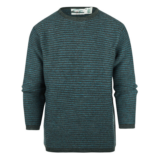 Aran Crafts Wollen trui Belmullet Peacock Mix