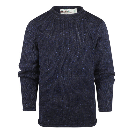 Aran Crafts Wollen trui Glenties Navy