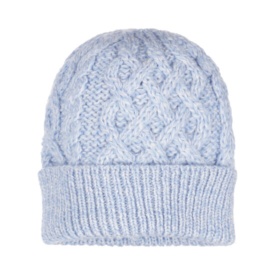 Aran Crafts Merinowollen (unisex) Muts Ice Marl
