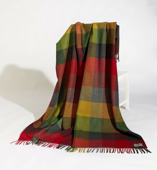 Foxford Lamswollen Deken Forest Drive