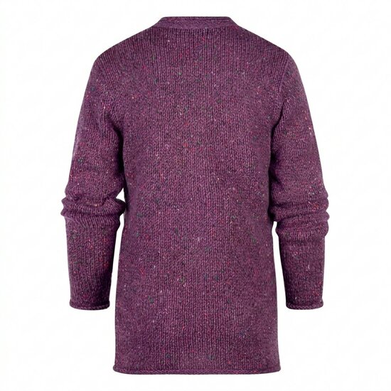 Aran Crafts Wollen Vest Inishowen Purple