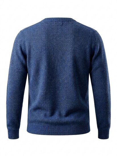 MerinoMink wollen trui Mia - Dusty Blue