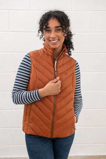 Lighthouse Gilet Laurel Rust