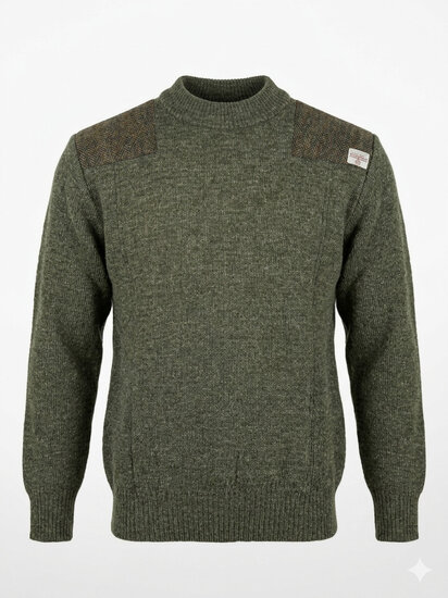 Wollen trui Drover Derby Tweed