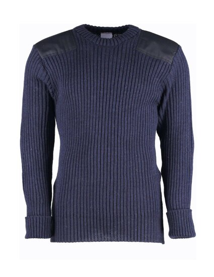 Wollen Leger Trui York Navy