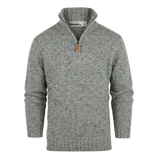 Aran Crafts Wollen Trui Kilcar Grey