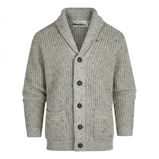 Aran Crafts (Uniseks) Wollen Vest Slane Oatmeal