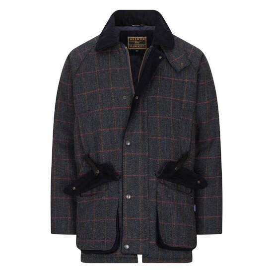 Walker and Hawkes Derby Tweed Jas Blue