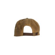 Walker en Hawkes Stallington Wax Baseball Cap Leren Klep Beige