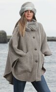 Branigan Weavers Wollen Cape Tina Beige