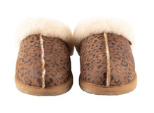 Shepherd pantoffels Jessica Chestnut Leopard