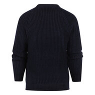 Aran Crafts (Uniseks) Wollen Trui The Fisherman Navy