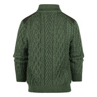 Aran Crafts Wollen trui Curracloe Army Green
