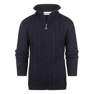 Aran Crafts Merinowollen Vest Ventry Navy