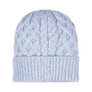 Aran Crafts Merinowollen (unisex) Muts Ice Marl