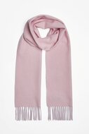 Foxford Lamswollen Sjaal Soft Pink Herringbone