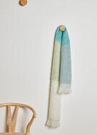 Foxford Mohair Grote Sjaal Green Lime