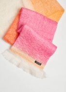 Foxford Mohair Grote Sjaal Pink Orange