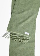 Foxford Lamswollen Sjaal Green Herringbone