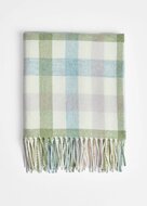 Foxford Lamswollen Babydeken Pastel Check