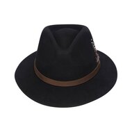 Walker en Hawkes Howick Wool Felt Hat Black