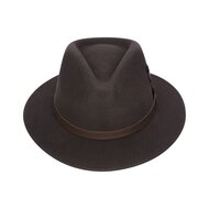 Walker en Hawkes Howick Wool Felt Hat Brown