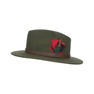 Walker en Hawkes Howick Wool Felt Hat Olive