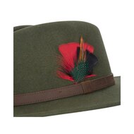 Walker en Hawkes Howick Wool Felt Hat Olive