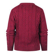 Aran Crafts Merinowollen Vest Tramore Fuchsia